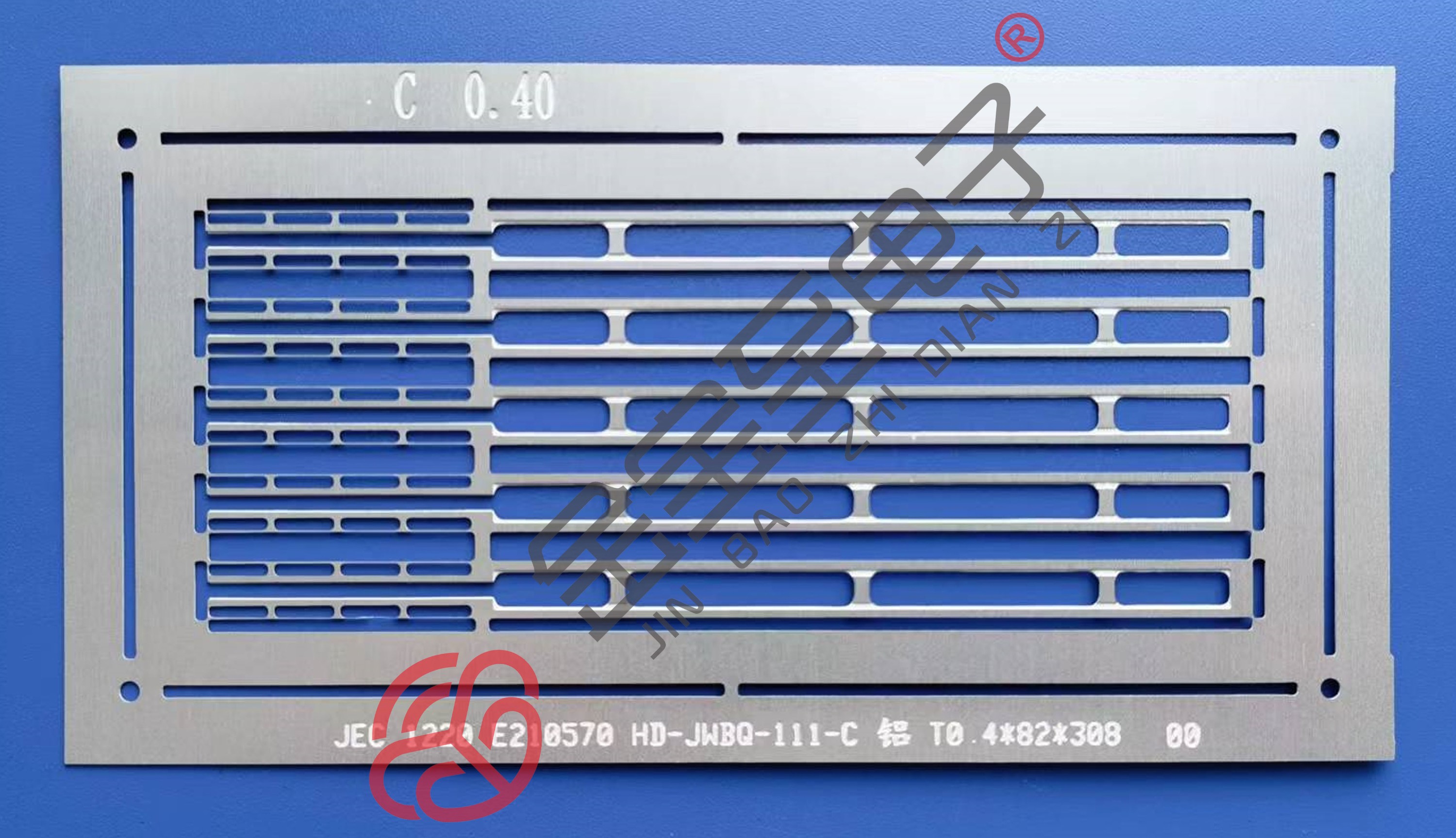 蚀刻品-散热片，材料：铜合金（C5191)、铝合金、复合材料（不锈钢 铜 不锈钢）等。厚度......